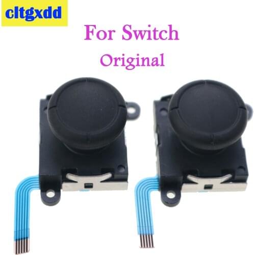 Cltgxdd 10Pcs Replacement 3D Joystick with Flex Cable Left Right 3D Analog Sticks for Nintend Switch NS Joy-Con Controller