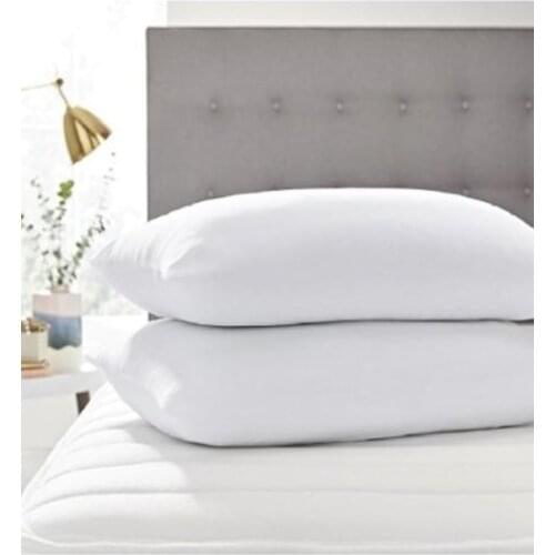 Home 2pcs 100 Bead Silicone Pillow 50x70 cm - Polycotton 600 g Orthopedic Cushion Comfortable Sleep throw Washable