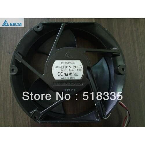 For delta EFB1512HHG 17CM 17*15*5.1CM 170*150*51MM 1750 17251 12V 2A fan