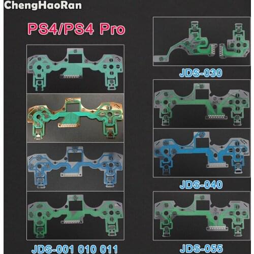 ChengHaoRan For PlayStation 4 PS4 Pro Slim Controller Conductive Film Keypad Flex Cable Ribbon Circuit Board JDM-001 030 040 055