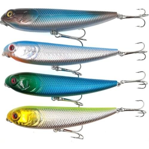 1Pcs 10CM 14G Floating Fishing Lure Snake Head Pencil Bait Hard Crankbait Artificial Bait Top Water Fishing Wobblers
