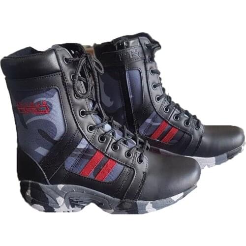 Camo airsoft military tactical boots desert combat boots shoes comfortable rubber