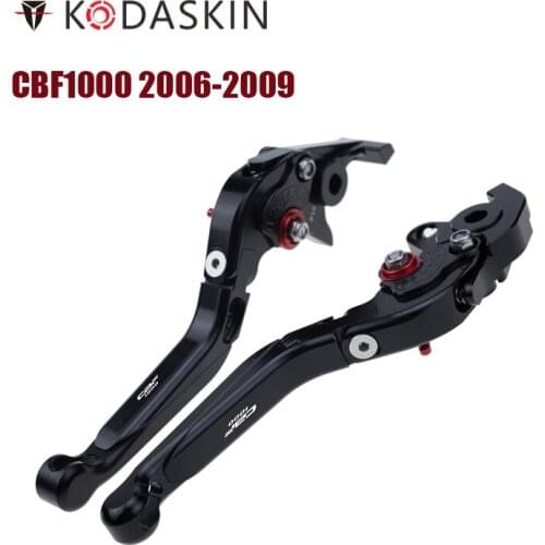 KODASKIN Left and Right Folding Extendable Brake Clutch Levers for Honda CBF1000 2006-2009