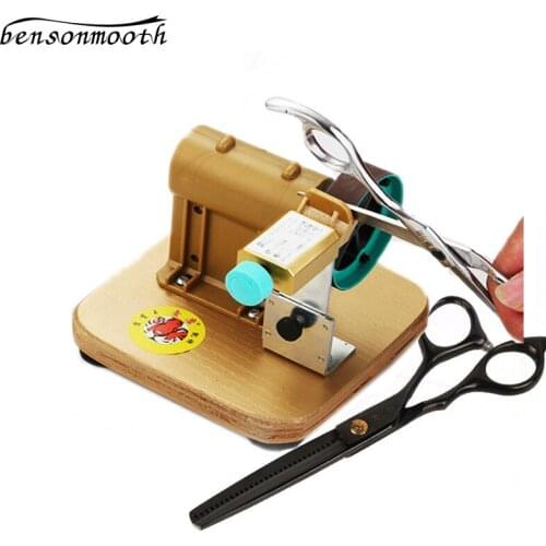 Hair Salon Hairdresser Self - Grinding Scissors Machine Flat Shear Tooth Shear Polisher Tailor Scissors Grinder Tool Sharpener