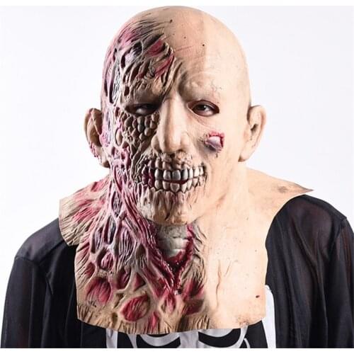 Halloween Monster Mask Horrible Latex Adult Bloody Zombie Mask Halloween Scary Cosplay Prop Costume Cosplay Masquerade