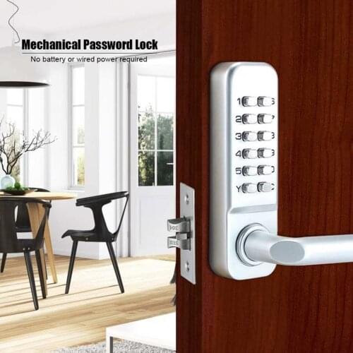 Mechanical Door Lock Combination Lock Waterproof Office Door Password Coded Locks Gate Security