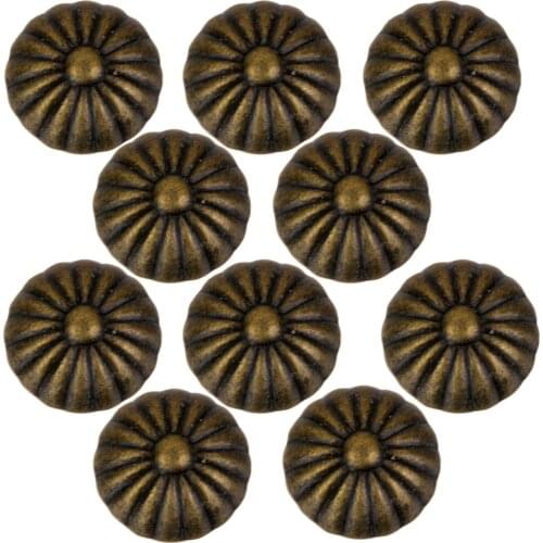 Victorian style Mini Door Knob Cupboard Drawer Cabinet Bin Pull Handle Pack of 10