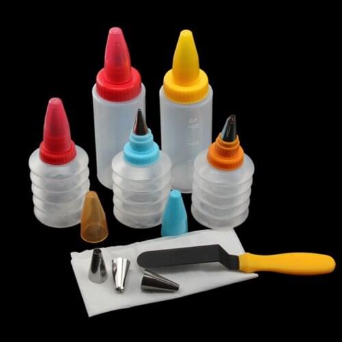 Large Size 14pcs Stainless Steel Nozzles Spring Bottles Spatula Cookie Cake Decor Set Pastry Tools