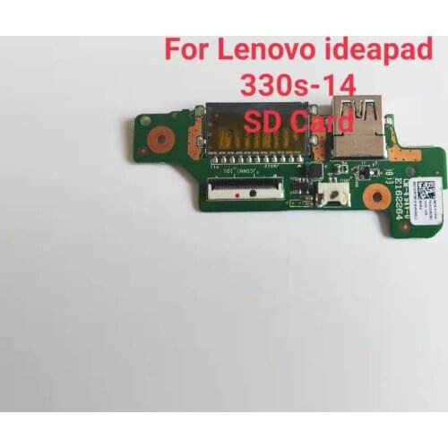 Original for Lenovo 330S-15 IKB 330S-14IKB USB Power Button Board Switch board SD card 5C50R07374