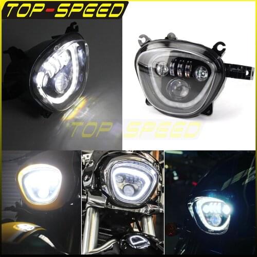 Plug & Play LED Headlight Assembly High Low Beam Daylight Running Light for Suzuki Boulevard M109R M90 C90 VZR1800 B.O.S.S 06-19