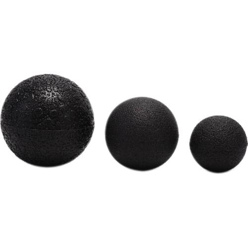 Portable Fitness Round EPP Hand Massage Ball Training Grip the Ball Physiotherapy Ball Gym Sport Ball Massager Roller Black