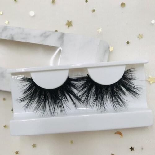 27MM Mink Eye Lashes Long Luxury Dreamy Full Enrichment Mink Lashes Free Package