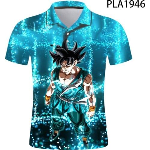 New Dragon 3D Print Cool Men Polo Shirt Fashion Summer Casual Streetwear Cartoon Anime Polo Homme Harajuku Short Sleeve Ropa