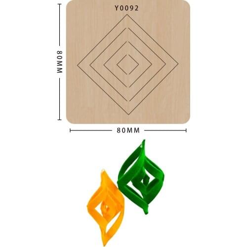 Diy Craft Pendant Cutting Dies Wooden Scrapbooking Knife Mold Non-woven Cutting Suitable For Common Big Shot