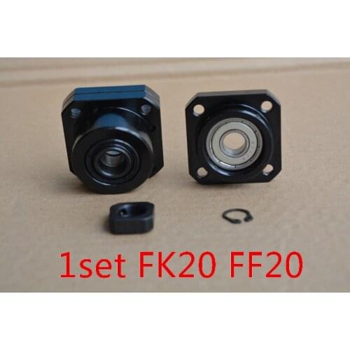 SFU2505 Ballscrew Support FK20 and FF20 match use ball screw 25mm 2505 SFU2510 ballscrew end support 1set