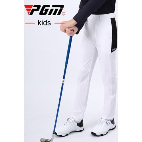 Summer Childrens Pants Golf Clothing Boys Trousers Youth Sports WearTennis Long Ball Pants Elastic Waist Breathable Quick Dry