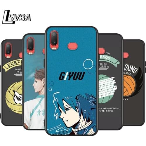 Silicone Cover HAIKYUU!! Karasuno for Samsung Galaxy A9 A8 Star A7 A6 A5 A3 Plus 2018 2017 2016 Black Phone Case