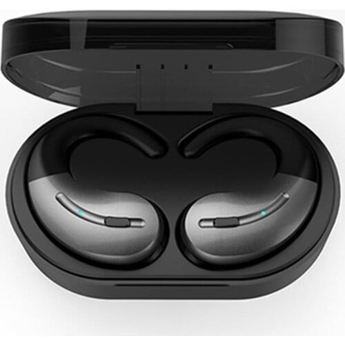 New A8 TWS Bluetooth Headset 5.0 Hook Type Binaural Stereo True Wireless Headset with Charging Compartment