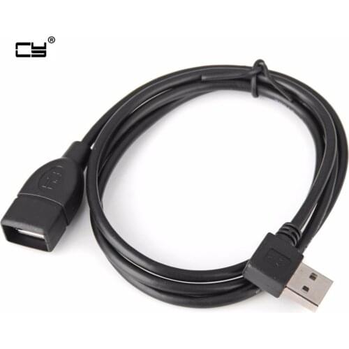High Quality Reversible Design 100cm/1m USB 2.0 Left & Right Angled 90 Degree Male to Female Extension Cable