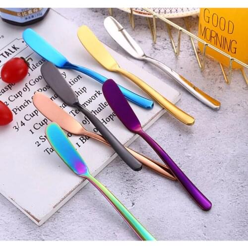 1PCS beautiful Colorful Stainless Steel cookies Shovel Cake Spatula Baking Tool Cake Server Blade Cutter Pie Cookies Cutter Tool
