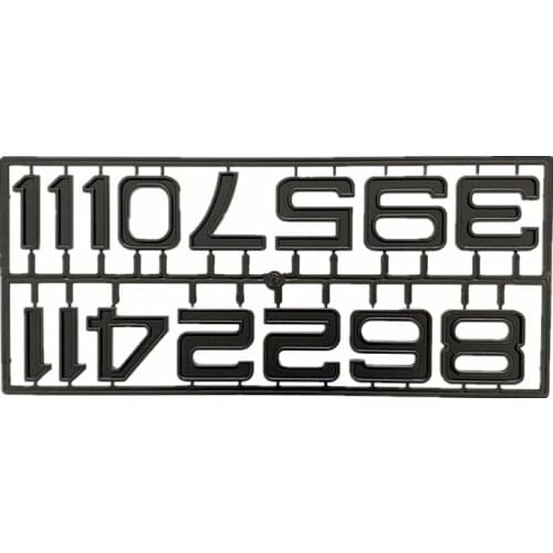 Wholesale 15 Sets Height 2CM Plastic BLACK Color Roman Numbers for Quartz Clock Accessories