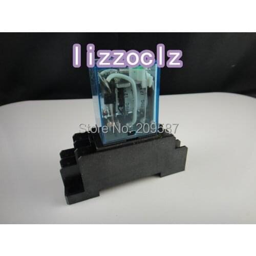 10set 24V DC Coil Power Relay MY4NJ HH54P-L 14 Pin 5A With PYF14A Socket Base
