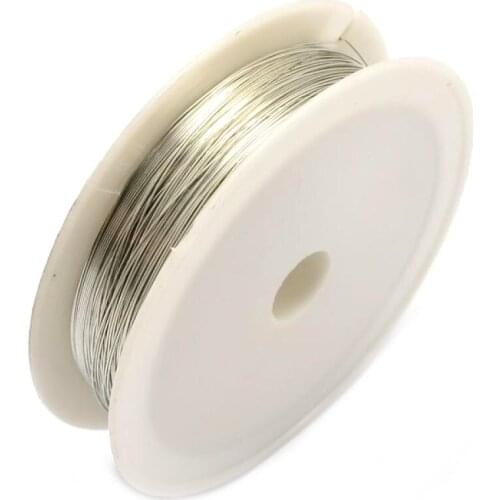 10Roll Aluminum Wire, Jewelry Craft Wire String, 0.5mm in diameter, about 7m/roll