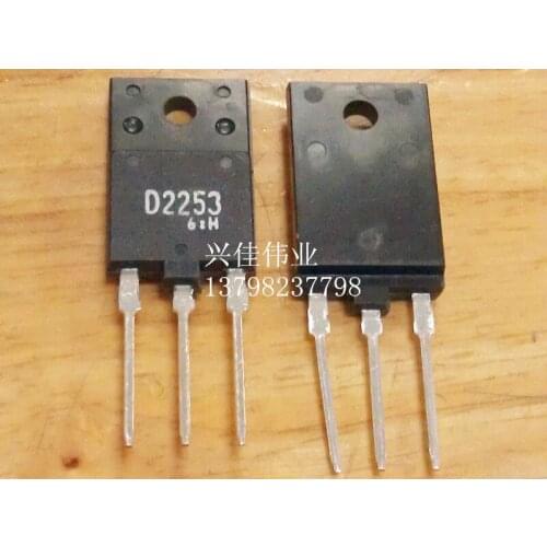 10PCS 2SD2253 D2253 color TV line output transistor original disassemble large screen line pipe