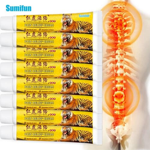 1pcs Tiger Balm Pain Relief Ointment Knee Neck Arthritis Joint Aches Herbal Cream Self-heating Pain Killer Medical Plaster