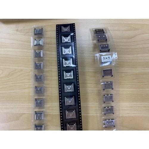 10Pcs Original For PS5 HDMI-compatible Port Socket Interface Connector Replacement Parts For PS4 Slim Pro