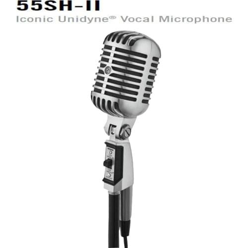 55SH Dynamic Wired Microphone 55SHII Mic Classic Vintage Style Vocal Microfonos For Performance Live Vocals Karaoke Stage