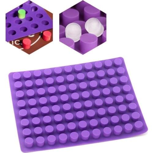88 Holes Silicone Mini Round Cheese Cakes Ice Cube Mold Mousse Chocolate Ice Cream Decorating Molds Bakeware Tools