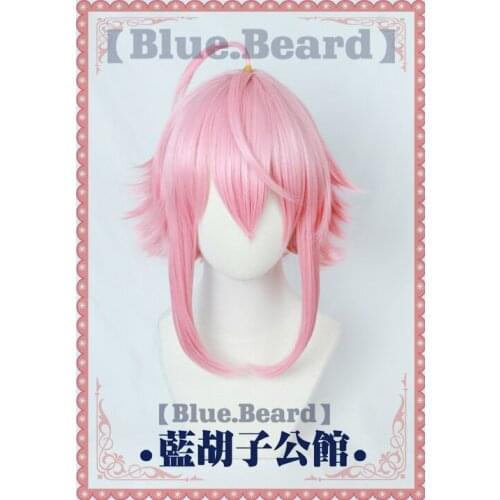 Anime Ensemble Stars Tori Himemiya Short Pink Heat Resistant Synthetic Cosplay Costume Wig + Wig Cap