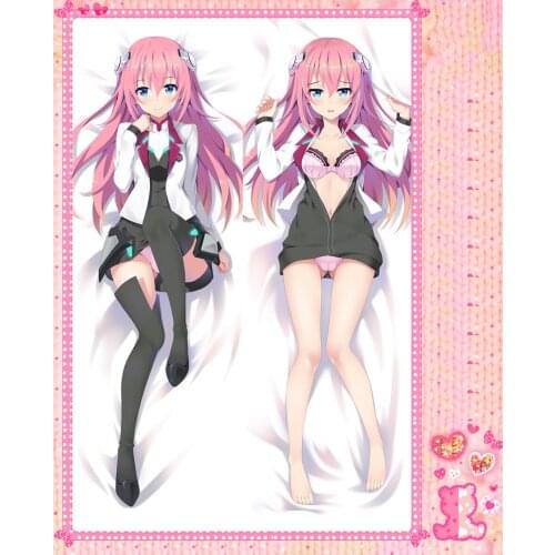 Anime Cartoon Gakusen Toshi Asterisk Double-Sided Bolster Hugging Pillow Case Pillow Cover Pillowcase Peach Skin 2 Way No.16211