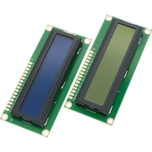 Free Shipping 20pcs/lot LCD1602 LCD 1602 Blue / Yellow Green screen with backlight LCD display 1602A-5v