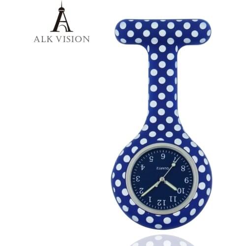 Nurse Watches Silicone Fob Pocket Watches Colorful Doctor Watches Hospital Medical Gift Present Women Men Japanese Quartz Clocks