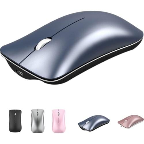 Dual Mode Mouse 2.4G Wireless Bluetooth Home Office Rechargeable Portable Silence Key Mouse