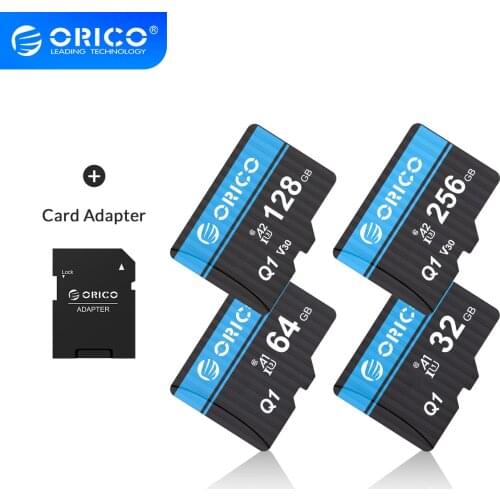 ORICO Micro SD Card Memory Card 256GB 128GB 64GB 32GB 80MB/S mini TF car Micro sd card Class10 flash card Memory 32GB TF Card