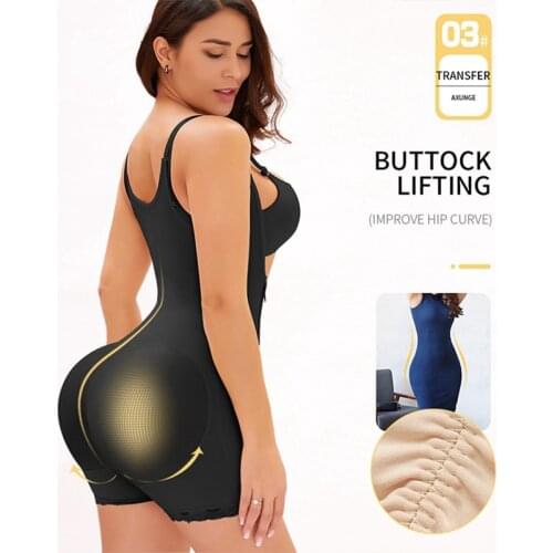 Women Slimming Postpartum Girdle Corset Zip Tummy Control Underwear Full Body Shapewear and Butt Lifter Waist Control Bodysuits