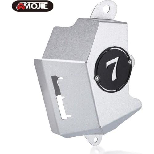 Motorcycle CNC BILLET COOLANT RESERVOIR COVER For YAMAHA TRACER 700 2016 2017 2018 2019 2020 2021 FLUID TANK GUARD COVER