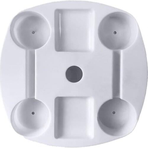 50% Hot Swimming Table Tray Solid Hanging Gadgets with Bracket White Multifunctional Solid Beach Tray with Bracket for Outdoor