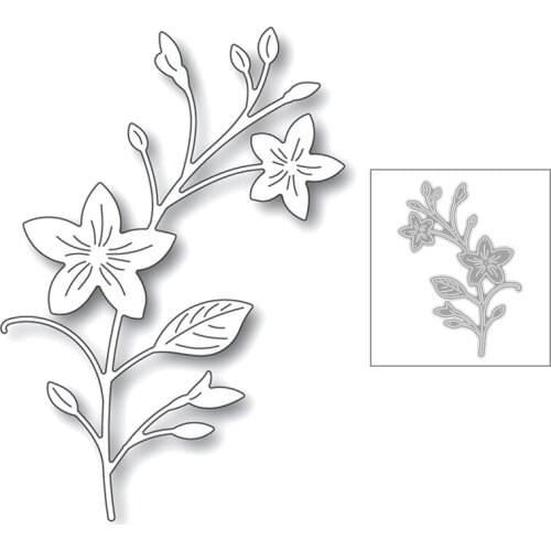 Hot Flower Leaves Plant 2020 New Metal Cutting Dies Foil Stencil For DIY Scrapbooking Album Decorative Embossing Craft Dies Cut