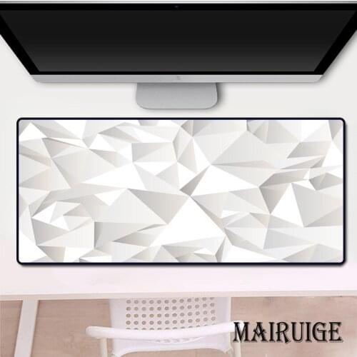 Mairuige White Art Mouse Pad XXL Laptop Desk Mat Pc Gamer Computer Decoracion for Dota/csgo Gaming Accessories Large Mousepad