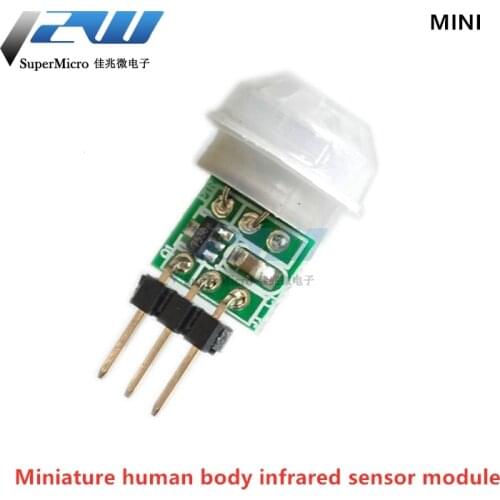 Miniature Infrared PIR Pyroelectric Infrared Sensor AM312 Automatic Human Motion Detection Module Sensor DC 2.7 to 12V