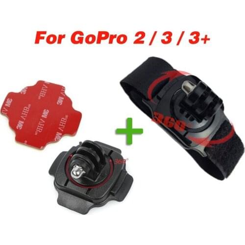 Ms.L.Meilyadigital for go pro Mount 360 Degree tripod +Strap for Gopro hero4 for Hero5 Hero 3 3+ Xiaomi yi SJCAM