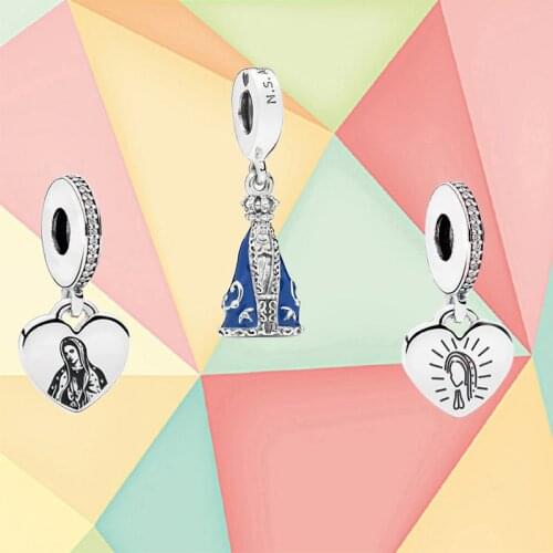 2019 Autumn New Mexican Virgin Of Guadalupe Our Lady And Brazil Nossa Senhora Aparecida Pendant Charm DIY Womens Jewelry