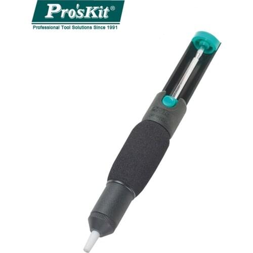 ProsKit DP-366D Suction Tin Gun Double Loop Soft Handle Non-Slip Manual Suction tin Strong Suction Pump Tool Removal Repairing