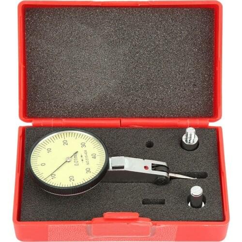 38mm Accuracy Tungsten Steel Dial Test Indicator Dial Gauge Meter Tool New 2019