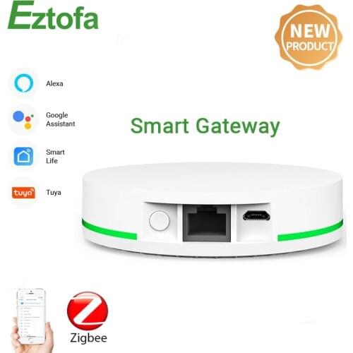 Tuya ZigBee 3.0 Smart Gateway Hub Wifi Smart Home Bridge Smart Life APP Wireless Remote Controller Works With Alexa Google Home