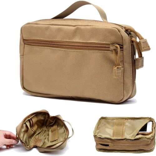 Molle Utility EDC Bag Medical Bag Tactical First Aid Kit Army Outdoor Hunting Camping Emergency Survival Tool Pack EDC Handbag